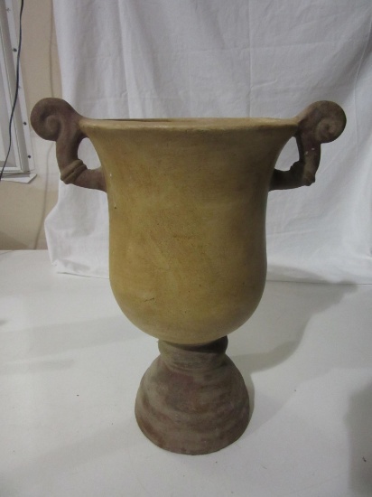 17" Tall Classical Style Ceramic Vase