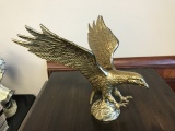Brass Eagle Statuette