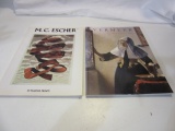 Lot of 2 Art Books - Vermeer and M.C Escher