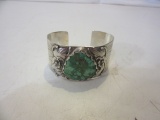 Sterling Silver & Turquoise Cuff Bracelet - RHB