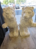 Set of 2 Lion Statue Yard Art