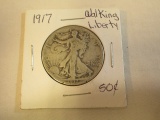 1917-P Silver Walking Liberty Half Dollar Coin