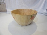 Wooden Clay Art Chili Pepper Salad Bowl