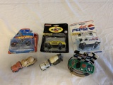 Lot of 6 Diecast Vehicle with 2 Vintage Trucks