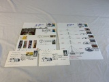Lot of First Day Covers with 4 Autographs
