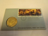 1976 Bicentennial Jefferson Medal & Stamp Cover