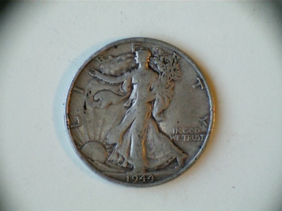 1944-S .90 Silver Walking Liberty Half Dollar