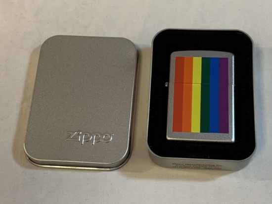 Zippo RAINBOW COLORS Windproof Lighter NEW