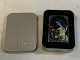Zippo TATOO FACE DEMON Art Windproof Lighter NEW
