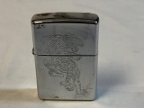 Zippo ETCHED TIGER Chrome Windproof Lighter