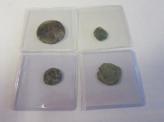 Lot of 4 Ancient Greece Coins (3)