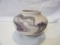 American Creations White/Purple Ceramic Pot
