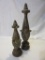 Pair of Decorative Table Pillars 17.5