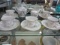 Set of 5 Tea Cups w/ Saucers and Creamer Set