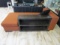 Orange Couch/Bed with Bookshelf 82