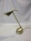 Vintage Gold-Tone Mid Century Modern Desk Lamp