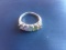 .925 Silver 3.4g Size 8 Five Stone Ring