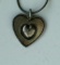 15 in 925 Snake link chain - Heart Pendant