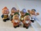 6 Vintage Snow White and the Seven Dwarfs Figures