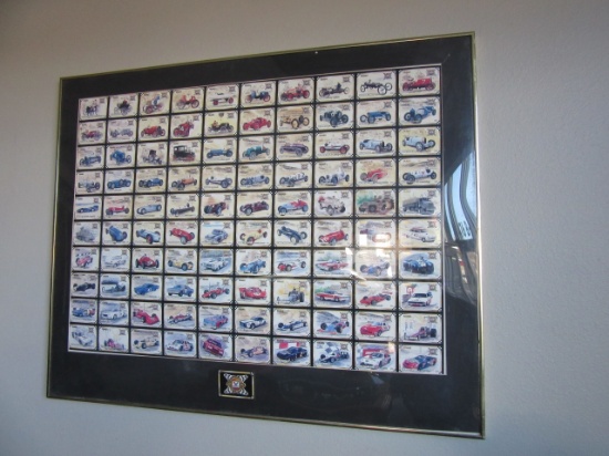 100 Years of Racing 1895-1995 Framed 40.5"x32"