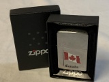 Zippo CANADA FLAG  Chrome Windproof Lighter