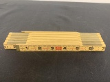Vintage Lufkin 6 Foot Wood Folding Ruler