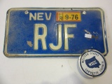Personalized Vintage Nevada License Plate
