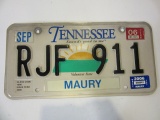 Personalized Tennessee License Plate