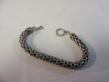 Late 19th Century Silver Plated Pocket Watch Chain