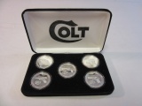 Set of Colt .999 1oz Silver Collector Coins