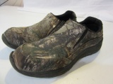 Camoflauge Slip On Men's Shoes, Size 13