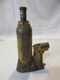 Vintage Cast Iron Hydraulic Bottle Jack