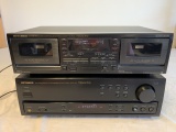 Optimus Stereo Receive and Dual Cassette Player