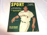 SPORTS June 1958 Magazine Jill Willie Mays Cover