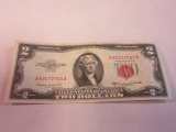 1953-B U.S. Red $2 Currency Note