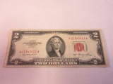 1953 U.S. Red $2 Currency Note