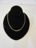 .925 Sterling Silver Gold Plated Chain Necklace