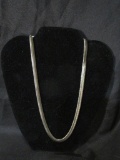 Long Silver Toned Necklace