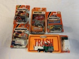 Lot of 5 Matchbox Die Cast Garbage Trucks NEW