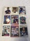 JOE CARTER Lot of 9 Baseball Cards