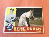 RYNE DURWN Yankees 1960 Topps Baseball Card #204