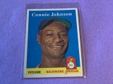 CONNIE JOHNSON Orioles 1958 Topps Baseball Card