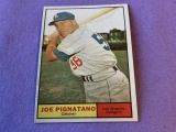 JOE PIGNATANO Dodgers 1961 Topps Baseball Card #74