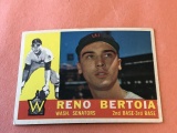 RENO BERTOIA Senators 1960 Topps Baseball Card