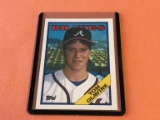 TOM GLAVINE Braves 1988 Topps Baseball ROOKIE Card