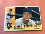 GENE STEPHENS Red Sox 1960 Topps Baseball Card