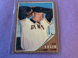 BOB BOLIN Giants 1962 Topps Baseball Card #329