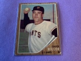 CHUCK HILLER Giants 1962 Topps Baseball Card #188