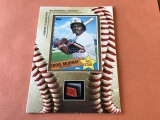 EDDIE MURRAY Jersey and Card Upper Deck Standee