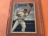 PETER SUDER Athletics 1951 Bowman Baseball #154